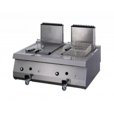 Friteuza pe gaz profesionala Maxima 2 x 12L